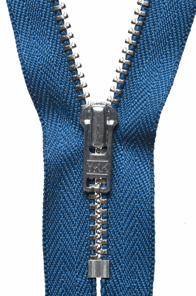 Metal Trouser Zips with Strong Metal Teeth by YKK Autolock Slider 6" 7" 8" 9" - ThreadandTrimmings