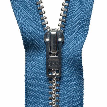 Metal Trouser Zips with Strong Metal Teeth by YKK Autolock Slider 6" 7" 8" 9" - ThreadandTrimmings