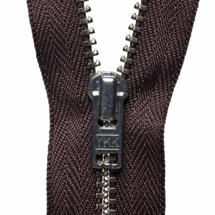 Metal Trouser Zips with Strong Metal Teeth by YKK Autolock Slider 6" 7" 8" 9" - ThreadandTrimmings
