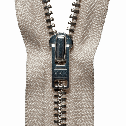 Metal Trouser Zips with Strong Metal Teeth by YKK Autolock Slider 6" 7" 8" 9" - ThreadandTrimmings