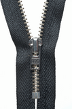 Metal Trouser Zips with Strong Metal Teeth by YKK -Autolock Slider - 6" 7" 8" 9"